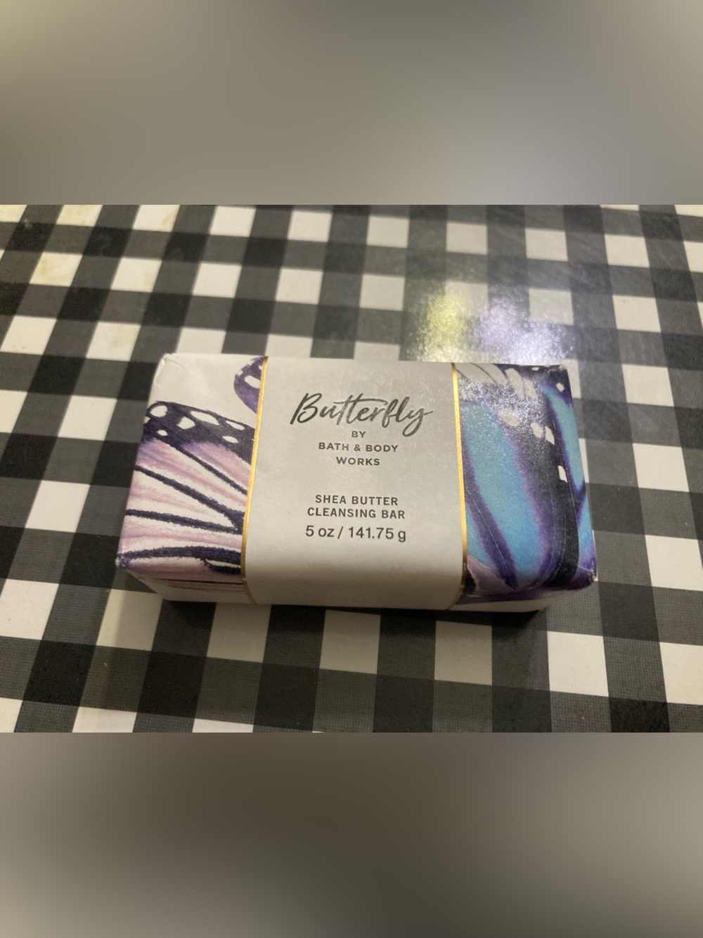 Bath & Body Works Butterfly Shea Butter Cleansing Bar - 5 oz size NWT